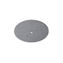 acoustical element SILENTIUM (SMOOTH) 59.5CM round, symmetrical, grey
