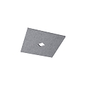 acoustical element SILENTIUM (SMOOTH) 89.5CM square, symmetrical, grey