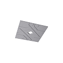 acoustical element SILENTIUM (STRUCTURE) 89.5CM square, symmetrical, light grey