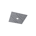 acoustical element SILENTIUM (STRUCTURE) 89.5CM square, symmetrical, grey