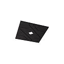 acoustical element SILENTIUM (STRUCTURE) 89.5CM square, symmetrical, black