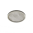 acoustical element SILENTIUM (STRUCTURE) FOR BIRO40 / 10CM / 75CM round, black