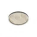 acoustical element SILENTIUM (STRUCTURE) FOR BIRO40 / 10CM / 120CM round, creme