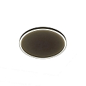 acoustical element SILENTIUM (SMOOTH) FOR DEVON / 3.5CM / 120CM round, black