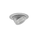 ceiling recessed luminaire ARTEMIS MIDI round, direct IP20, silver dimmable