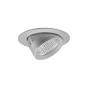 ceiling recessed luminaire ARTEMIS MAXI round, direct IP20, silver dimmable