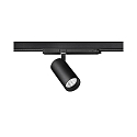 LED 3-Phasen Strahler TRAXX MIDI, 50�, 21W, 2570lm, IP20, 210V AC, 50 Hz, CRI > 90, rund, drehbar, 4000K, schwarz