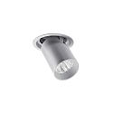LED Einbaurichtstrahler TRAXX MINI, 60�, 15W, 1813lm, IP20, 230V AC, 50 Hz, CRI > 90, rund, 4000K, silber