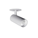 LED Halbeinbau-Richtstrahler TRAXX MICRO, 230V AC, 50 Hz, 9,4W, 60�, 4000K, 1176lm, CRI > 90, rund, silber