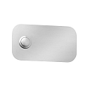 Bell plate, 11 x 6cm, IP44, stainless steel
