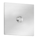 Bell plate, 10 x 10cm, IP44, stainless steel