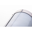 Outdoor LED wall luminaire 16/3, IP44, 12W 3000K 1200lm, stainless steel / opal glass