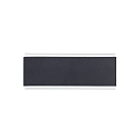 CMD Creative Metalldesign Outdoor LED Wandleuchte, IP65, Up&Down, eckig, 20.7cm, 10W 3000K 718lm, Aluminium anthrazit / Kristallglas