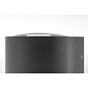 CMD Creative Metalldesign Outdoor LED Wandleuchte, IP65, Up&Down, mit Linsenoptik, 12W 3000K 891lm, anthrazit
