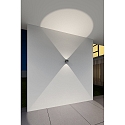 CMD Creative Metalldesign Outdoor LED Wandleuchte, IP65, Up&Down, mit Linsenoptik, 12W 3000K 891lm, anthrazit