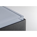 CMD Creative Metalldesign Outdoor LED Wandleuchte, IP54, Up&Down, eckig, 12cm, 24W 3000K 1297lm, Aluminium anthrazit / Kristallglas
