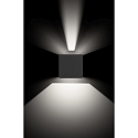 Outdoor LED wall luminaire, 2-side beam, adjustable beam angle, 12W 3000K