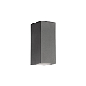 outdoor wall luminaire up / down, square GU10 IP65, anthracite