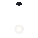 pendant luminaire ACAI 16 1 flame E27 IP20, mat, opal white dimmable