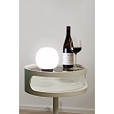 Casablanca table lamp ACAI 16 with switch E27 IP20, mat, opal white dimmable