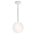 pendant luminaire ACAI 21 1 flame E27 IP20, mat, opal white dimmable