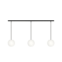 pendant luminaire ACAI 21 3 flames E27 IP20, mat, opal white dimmable