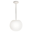 pendant luminaire ACAI 26 1 flame E27 IP20, mat, opal white dimmable