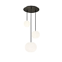 pendant luminaire ACAI 16|21|26 3 flames, round E27 IP20, mat, opal white dimmable