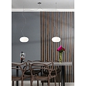 Casablanca Pendelleuchte AIH, 2-flammig, � 19cm, 2x G9, IP20, wei�-gl�nzend / Alu geb�rstet