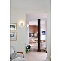 Casablanca LED Wandleuchte ASHIYA, indirekt, Aluminium handgeb�rstet, dimmbar, Wei� matt
