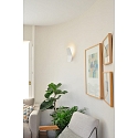 Casablanca LED Wandleuchte ASHIYA, indirekt, Aluminium handgeb�rstet, dimmbar, Wei� matt