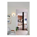 Casablanca LED Wandleuchte ASHIYA, indirekt, Aluminium handgeb�rstet, dimmbar, Wei� matt