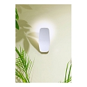Casablanca LED Wandleuchte ASHIYA, indirekt, Aluminium handgeb�rstet, dimmbar, Wei� matt