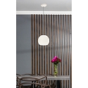 Casablanca pendant luminaire BALL E27 IP20, mat, opal white dimmable