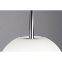 Casablanca Pendant luminaire BELL, E27, IP20, opal white matt