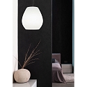 Casablanca Pendelleuchte BAGAN, IP20, 1-flammig, � 26cm, E27, opal wei�-matt