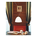 Casablanca Pendant luminaire BELL, E27, IP20, white matt
