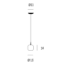 Casablanca pendant luminaire MUREA E27 IP20, mat, opal white dimmable