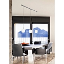 Casablanca Pendelleuchte MUREA, IP20, 3-flammig, 100cm, 3x E27, opal wei�-matt
