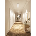 Casablanca LED Deckenleuchte TET MULTI, mit Linse, 2-flammig, 80cm, 20W 2700K 1780lm, dimmbar, Gl�ser wei� / Armatur wei�