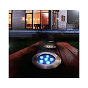  Outdoor LED Boden-Einbaustrahler FLAT 150 RGB, IP67 IK08, 24V DC (exkl. BG), 17W RGB 510lm 1120cd 30�, WEIPU 4-Pol, dimmbar