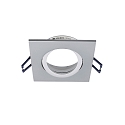 ceiling recessed luminaire SAMSOLA square, swivelling GU10 / GU5.3, aluminum matt dimmable