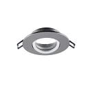 recessed spotlight SAMSOLA MAX round, swivelling IP20, aluminium dimmable
