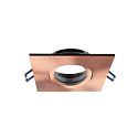 recessed spotlight SAMSOLA MAX square, swivelling IP20, copper dimmable