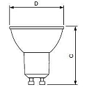 Philips Phillips Leuchtmittel, MASTER VALUE LEDspot MV GU10, Abstrahlwinkel: 60�, 940