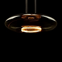 Segula LED Deko-Leuchtmittel ORBIT, IP20, � 22cm / H 12cm, E27, 4.5W 1900K 185lm 330�, dimmbar, rauchfarben