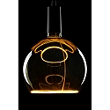 Segula LED Deko-Leuchtmittel MOON 200, IP20, � 20cm / H 23cm, E27, 6W 1900K 300lm 330�, dimmbar, rauchfarben