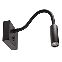 Wall luminaire BRAHE I, 100-240V AC/50-60Hz, 3,30 W, traffic black