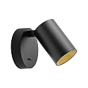 Deko-Light Leseleuchte CAN TILT ROUND, IP20, GU10,  runde Basis mit Schalter, kardanisch, schwarz