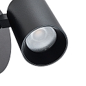Deko-Light Leseleuchte CAN TILT ROUND, IP20, GU10,  runde Basis mit Schalter, kardanisch, schwarz